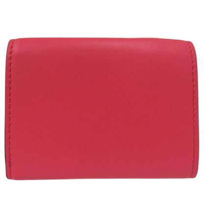 Fendi Baguette Micro Trifold Wallet 8m0395 Leather Pink 1780 Fendi