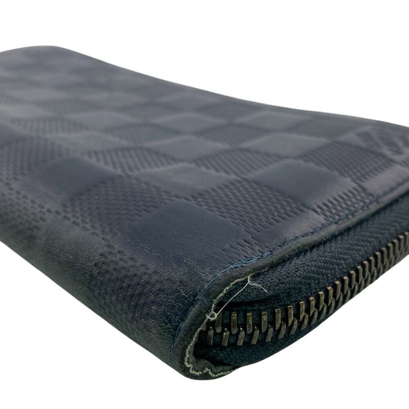 Louis Vuitton N63549 Vertical Zippy Wallet Damier Infini Long Wallet Brand Card