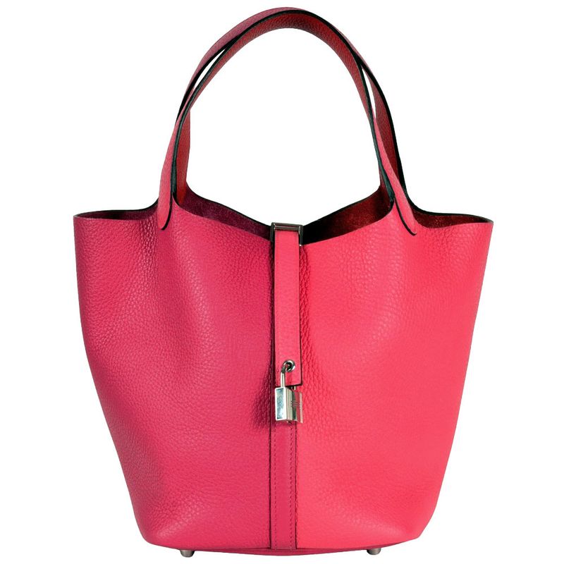 Hermes Picotin Lock Cazac Deux 22mm (087in) Handbag Taurillon Cles Mance