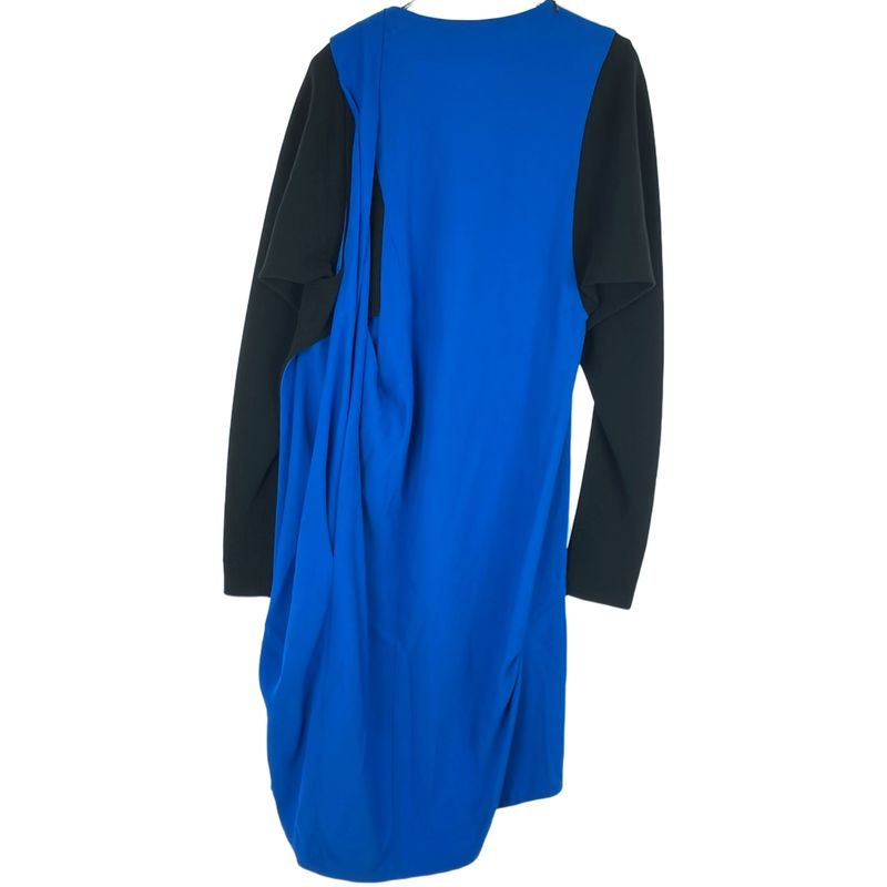 Balenciaga Bicolor Dress 277172 Blue 36