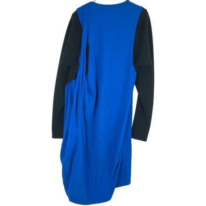 Balenciaga Bicolor Dress 277172 Blue 36