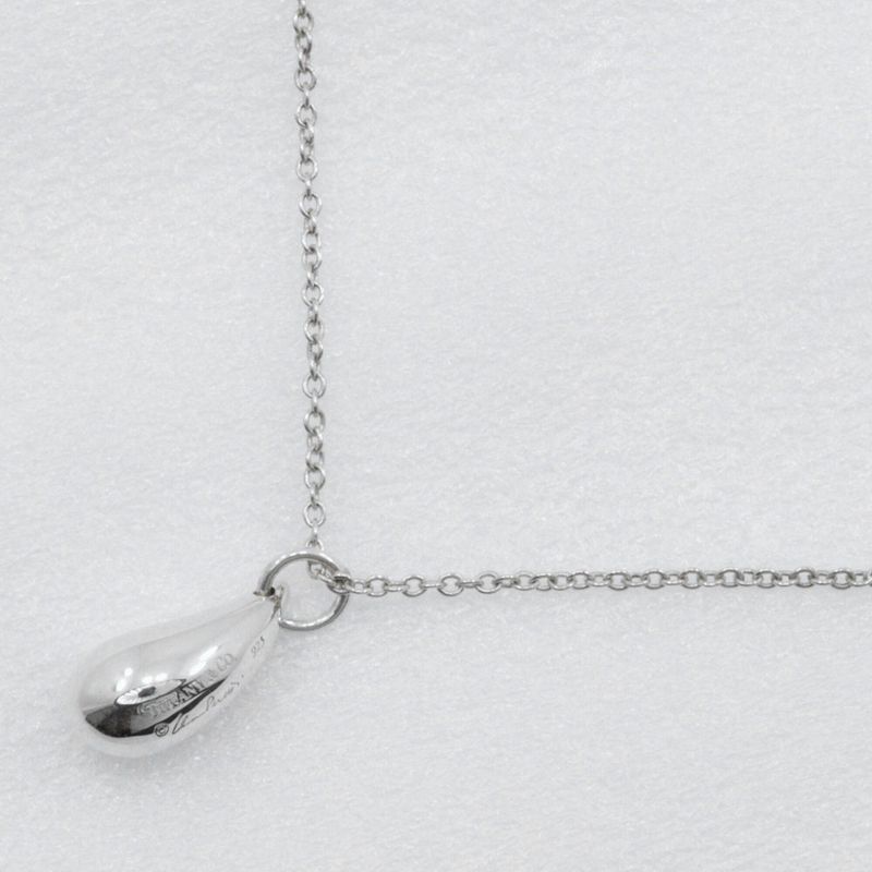 Tiffany & Co Teardrop Elsa Peretti 925 Silver Ladies 3.0g Necklace