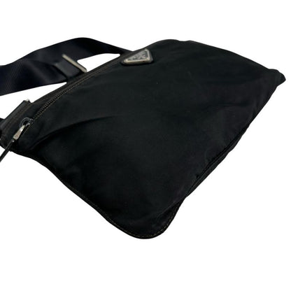 Prada Body Bag Triangle Logo Shoulder Bag Prada Black