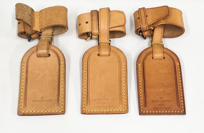 Louis Vuitton Name Tag Poinier Handle Holder Set Of 3 03bs225