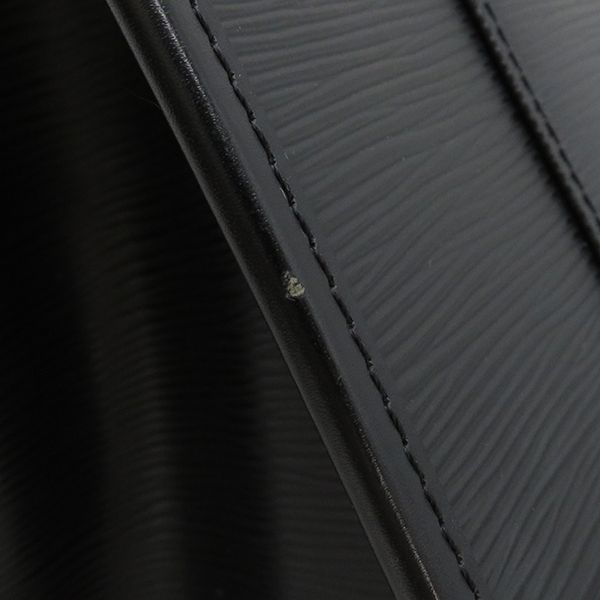 Louis Vuitton Tote Bag Madeleine GM Epi Leather Black Silver Hardware Black