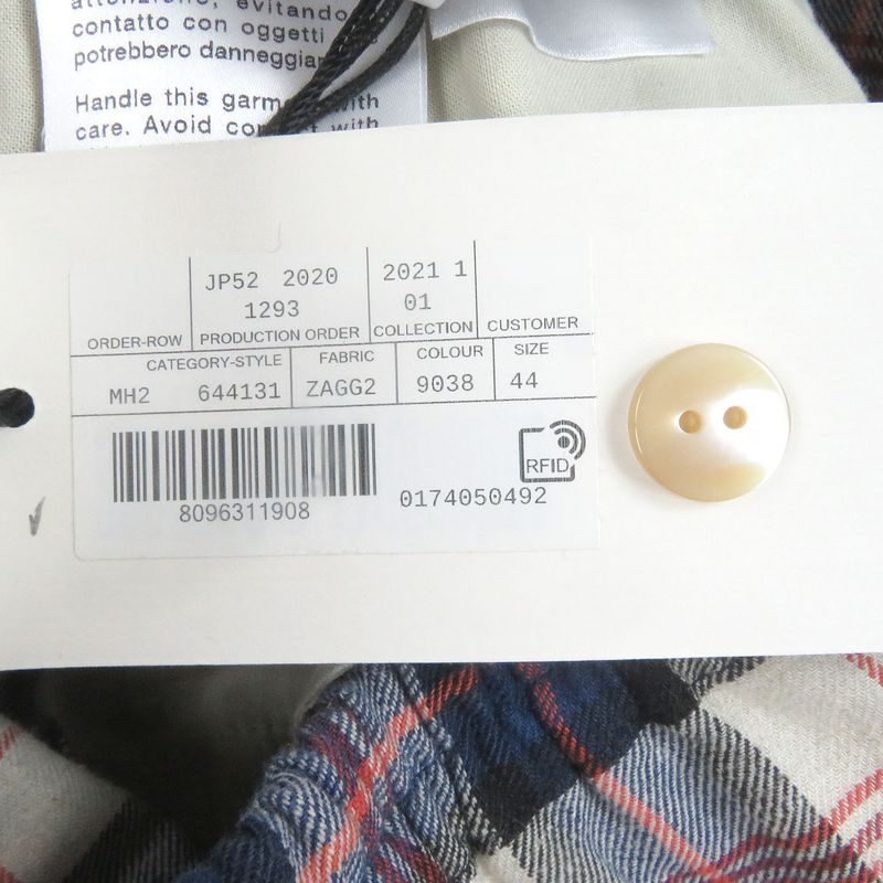 Gucci Disney Gucci Disney 644131 Linen Blend Checkered Donald Duck Embroidered