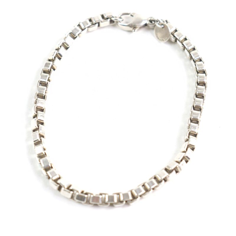 Tiffany & Co Tiffany & Co Venetian Square Ring Bracelet Sv925
