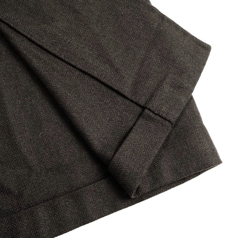 Hermes by Martin Margiela Period 1999aw Cashmere Herringbone Belted Stainless