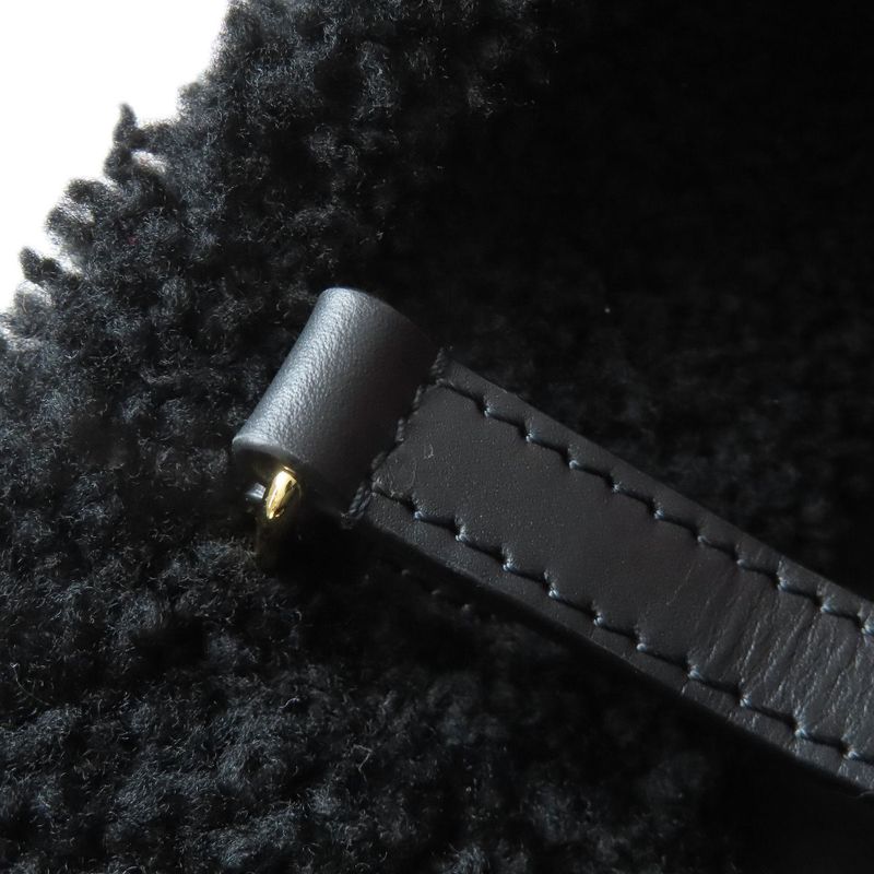 Louis Vuitton M55421 Monogram - Teddy On The Go GM Tote Bag Shearling Women