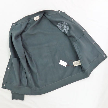 Hermes Teddy Blouson Jacket Patch Clothes Cell H557850ha XL Gray