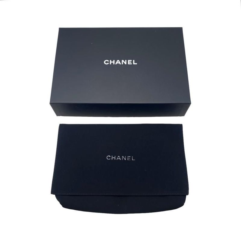 Chanel Shoulder Bag Classic Chain Clutch Matelasse Caviar Skin Coco Mark Pink
