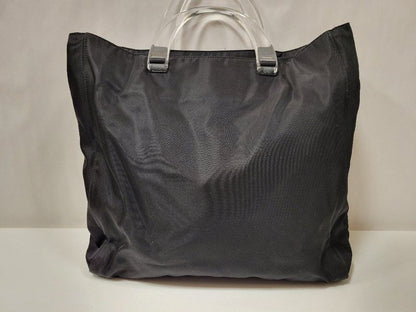 Prada Handbag B8167 Tessuto Nylon Plastic Nero Black Preowned 003806