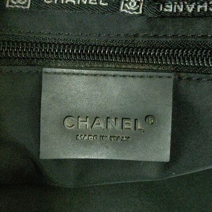 Chanel Handbag Sport Line Black With Repair Marks On Four Corners