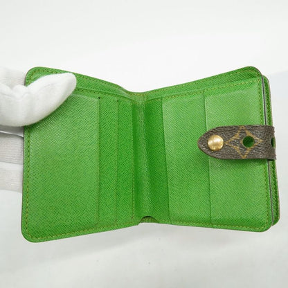 Louis Vuitton Wallet Monogram Perfo Compact Zip M95218 Brown Veil Women's