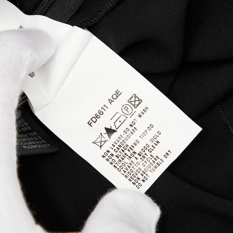 Fendi Short Sleeve Dress Size: 38 Black Wool Women's Fendi