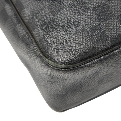 Louis Vuitton Damier Graphite Daniel MM Crossbody Shoulder Bag N58029 Black PVC
