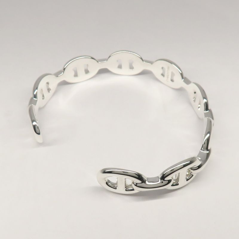 Hermes Bracelet Chaine D'ancre Anchene Bangle ST Size Ag925 Jewelry -
