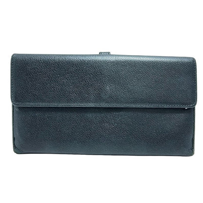 Chanel Long Wallet Coco Button A20905 Black Gold Hardware Leather