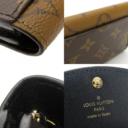 Louis Vuitton Bifold Wallet Portefeuille Rosalie M82333 Monogram Reverse Brown