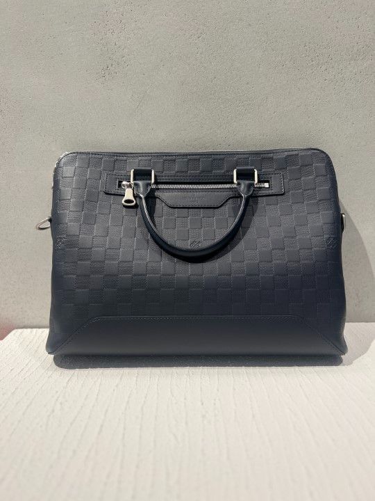 Louis Vuitton N41020 Damier Infini Avenue Briefcase Outla Navy Business Bag