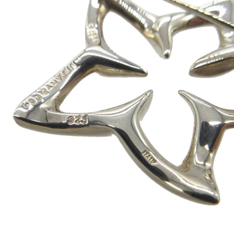 Tiffany & Co Plumeria Flower Brooch 925 Silver 0407 Tiffany & Co
