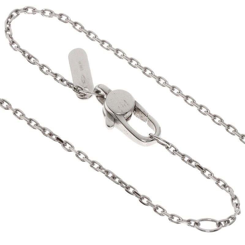 Gucci Icon Twirl Diamond Necklace 18K White Gold Ladies