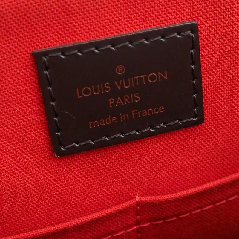 Louis Vuitton Westminster GM Damier Ebène Canvas Bag Shoulder Bag Brown Gold