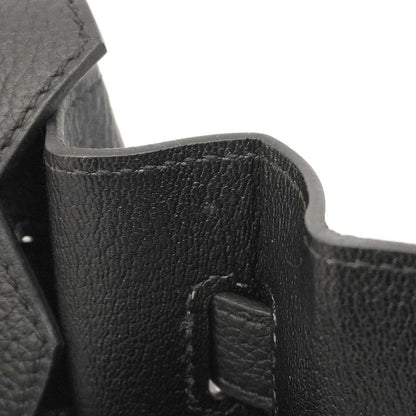 5mc1012-1-h-g]hermes Handbag Birkin 30 Togo Black Silver Hardware Engraved K