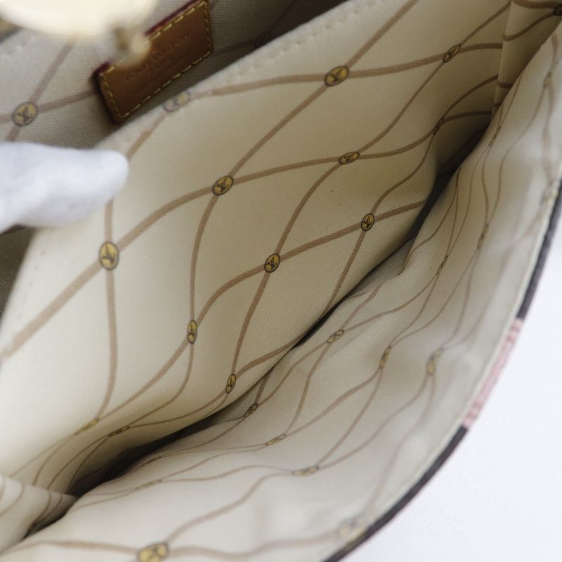 Louis Vuitton Pochette Metis Summer Trunk Monogram Canvas Brown Dr2178 Ladies