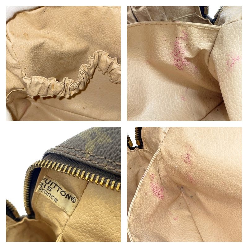 Louis Vuitton M47522 Monogram PVC Trousse Toilette 28 Brown 344685 Second Bag