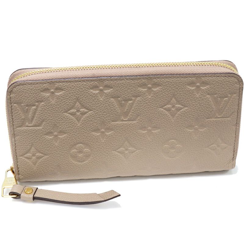 Louis Vuitton Round Zipper Long Wallet With Change Pocket Monogram Empreinte