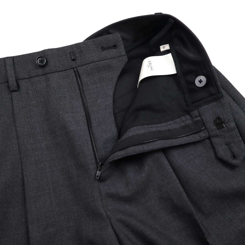 Celine Wool Skate Trouser Pants 2p519671d Gray 34