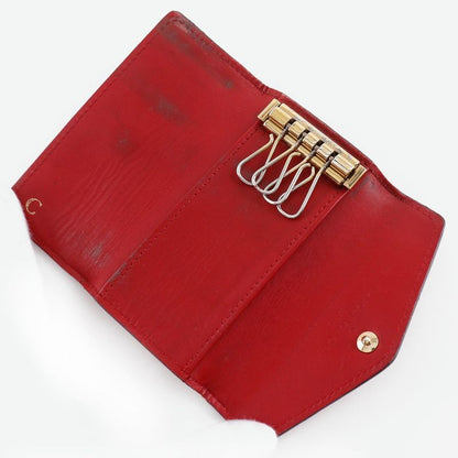 Louis Vuitton Multicles 4 M91976 Monogram Vernis Pomme D'amour Red Ts0137