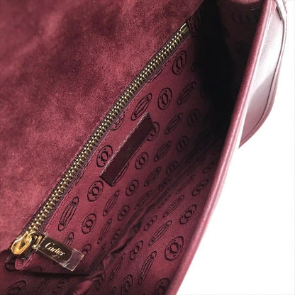 Cartier Leather Suede Shoulder Bag
