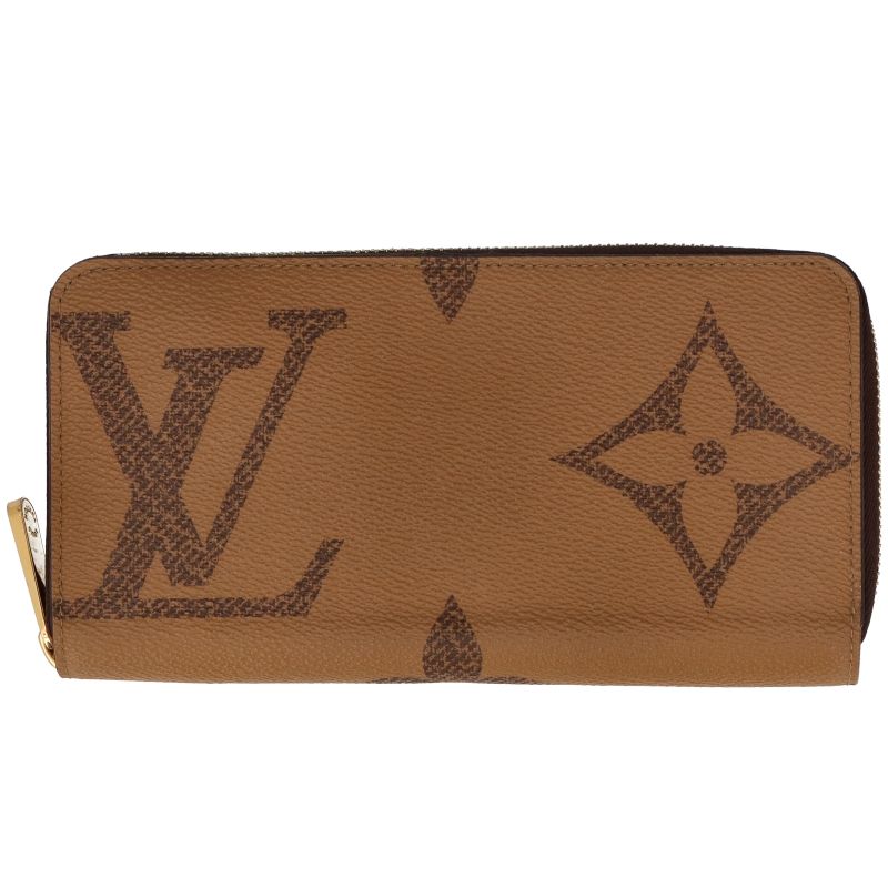 Louis Vuitton Zippy Wallet M69353 Monogram Giant Ladies Brown