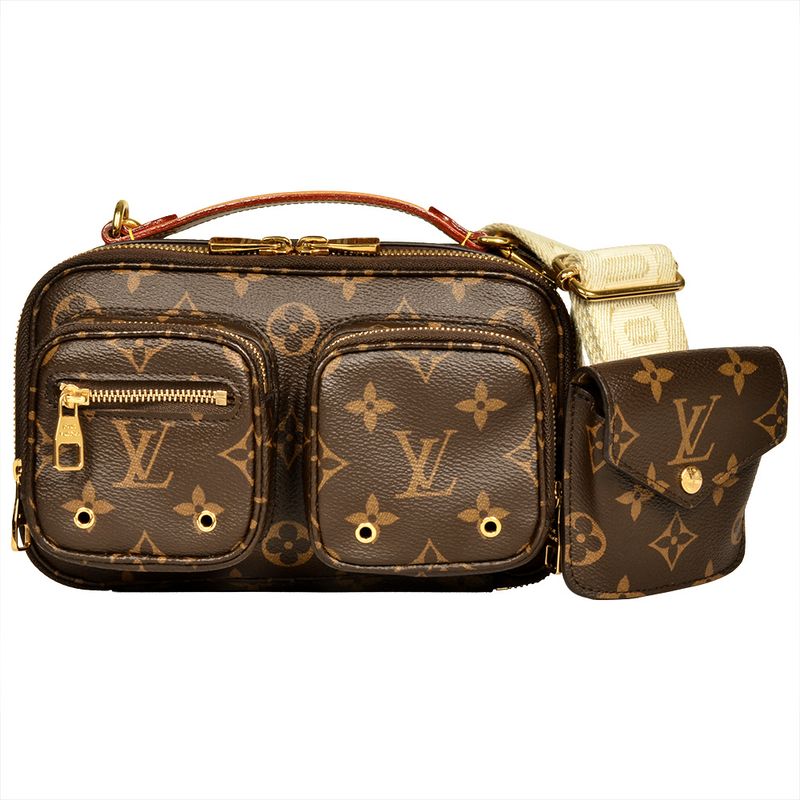 Louis Vuitton Utility Shoulder Bag Monogram Canvas M80446 RFID Crossbody