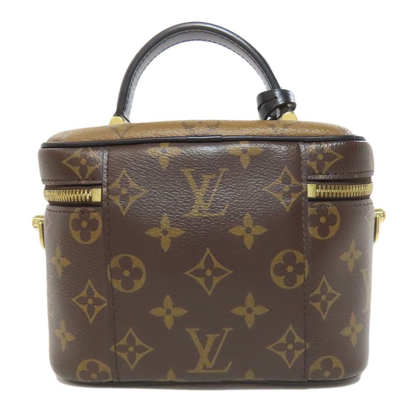 Louis Vuitton M45165 Vanity NVPM Handbag Monogram Reverse Women