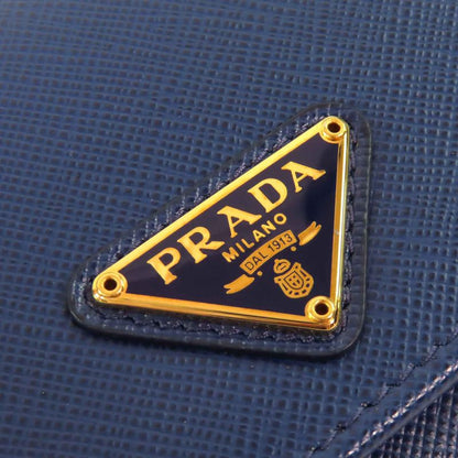 Prada 1mh132 Saffiano Triangolo Saffiano Leather Triangle Logo Triangle Plate