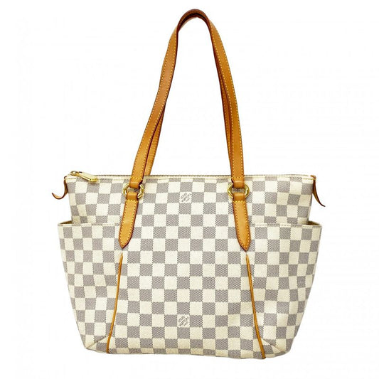 Louis Vuitton Tote Bag Damier Azure Totally PM N41280 White Ladies