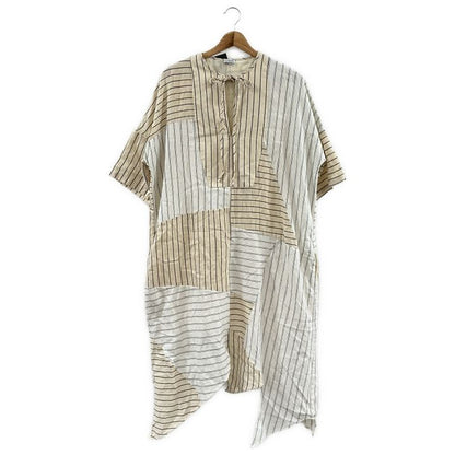 Loewe S359y09x42 Striped Tunic Dress Women Beige 34
