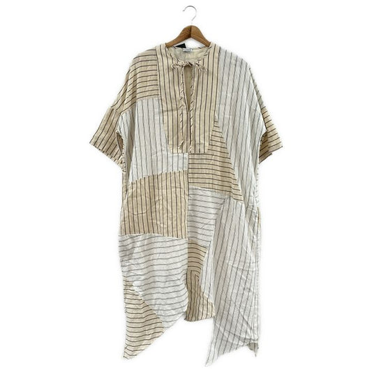 Loewe S359y09x42 Striped Tunic Dress Women Beige 34