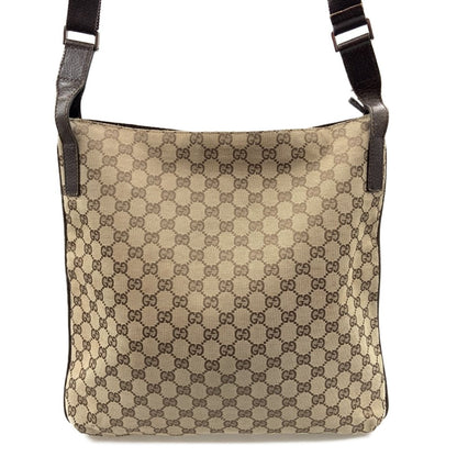 Gucci GG Canvas Shoulder Bag 122791 Beige