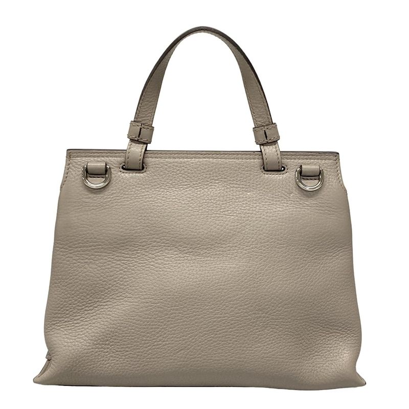 Gucci Handbag Bamboo Daily 370831 Grey Leather