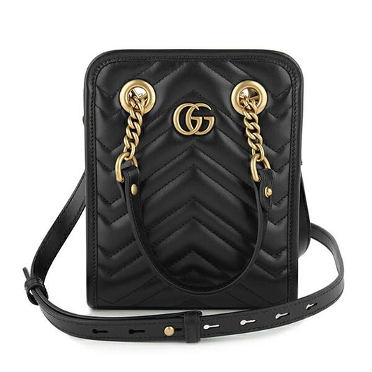 Gucci Shoulder Bag GG Marmont Black