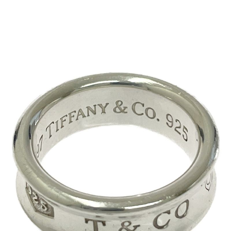 Tiffany & Co Silver 1837 Narrow Ring 7.0g 925 Engraved 457192 Ring