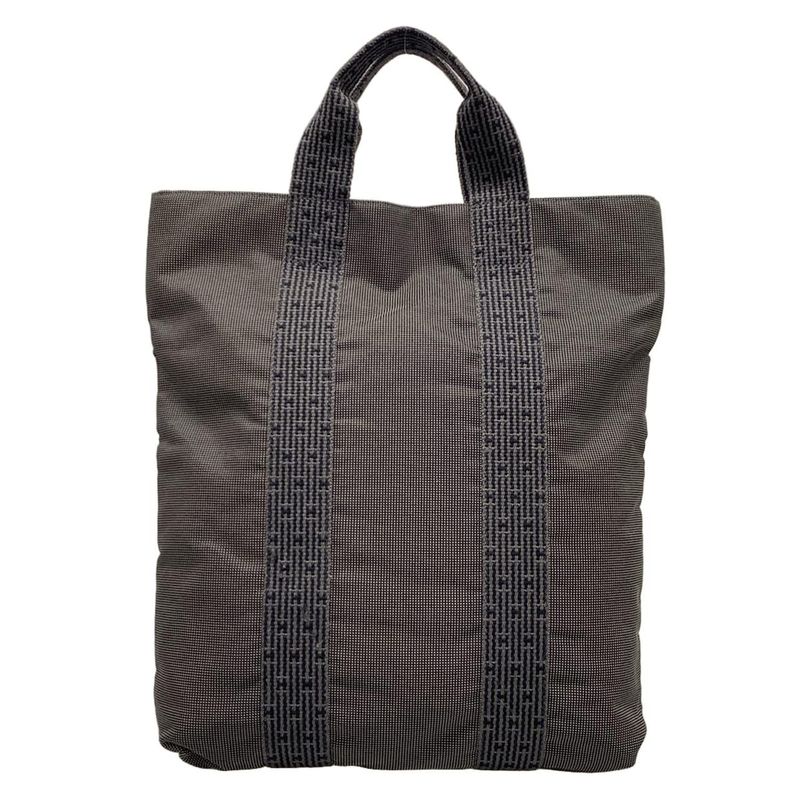 Hermes Handbag Herbag Su Grey Silver Hardware