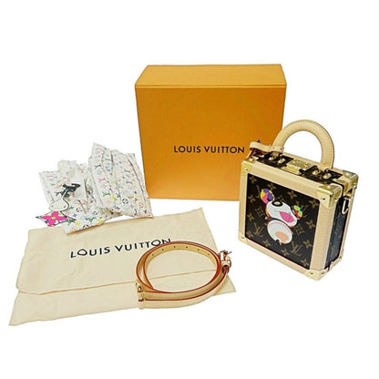 Louis Vuitton M13127 Monogram Mini Square Trunk X Takashi