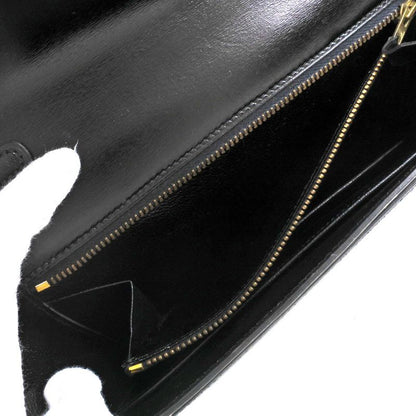 Hermes 2WAY Clutch Tassel Calf Black 0O Ladies Shoulder Bag