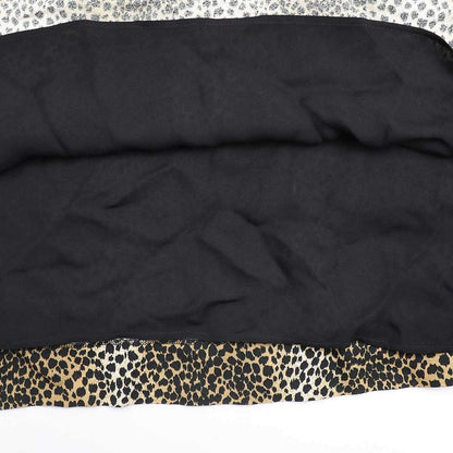 Celine 19aw Leopard Dress Ribbonette Cles Opal Dress 2r399450f Beige 36