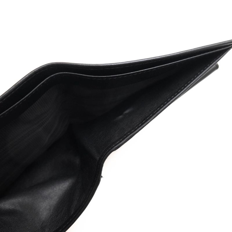 Gucci Wallet Men Leather Genuine Black 90690 1502 with Coin Purse Bifold